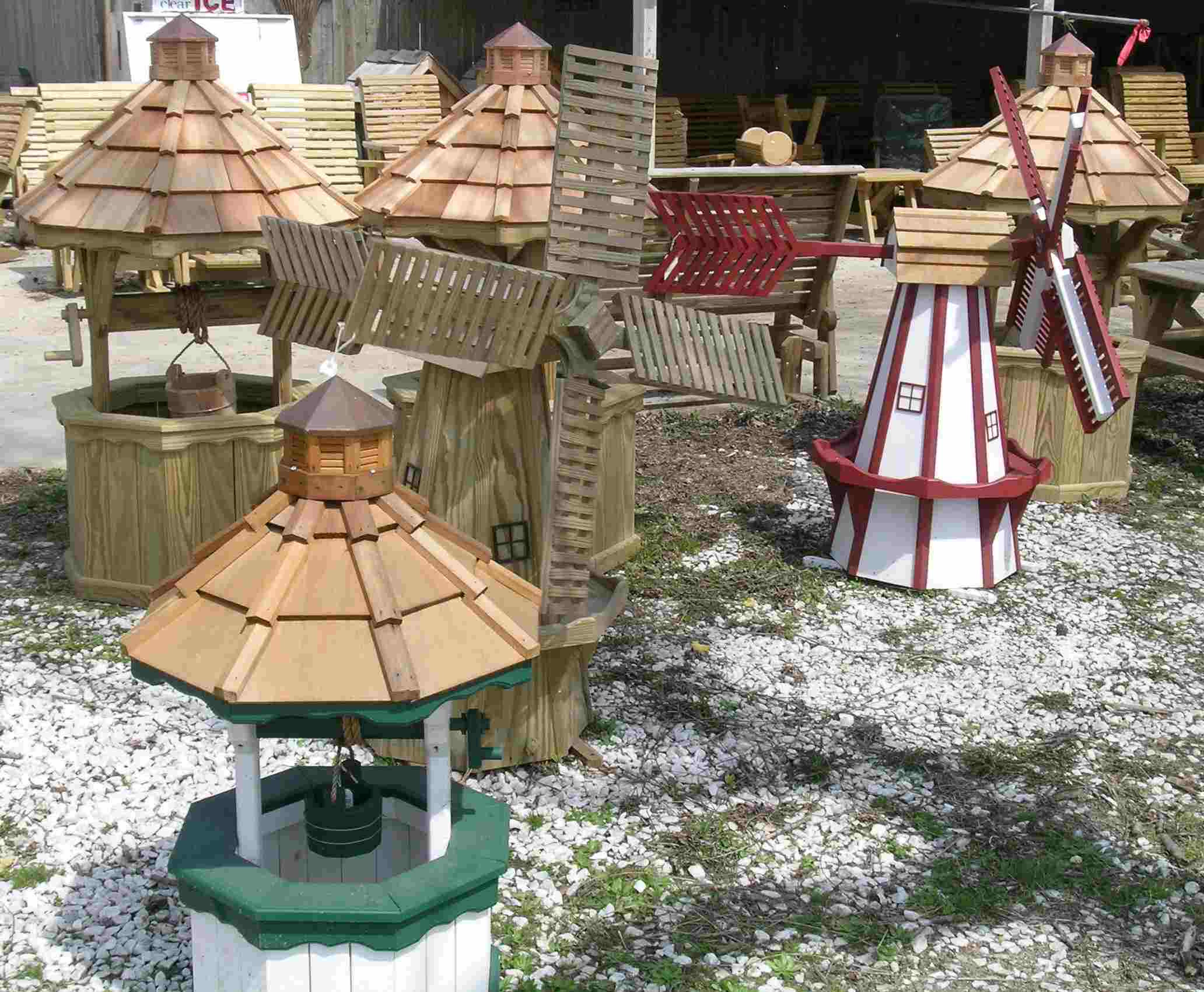 4 Wishing Wells and 2 Windmills 4 Wishing Wells and 2 Windmills